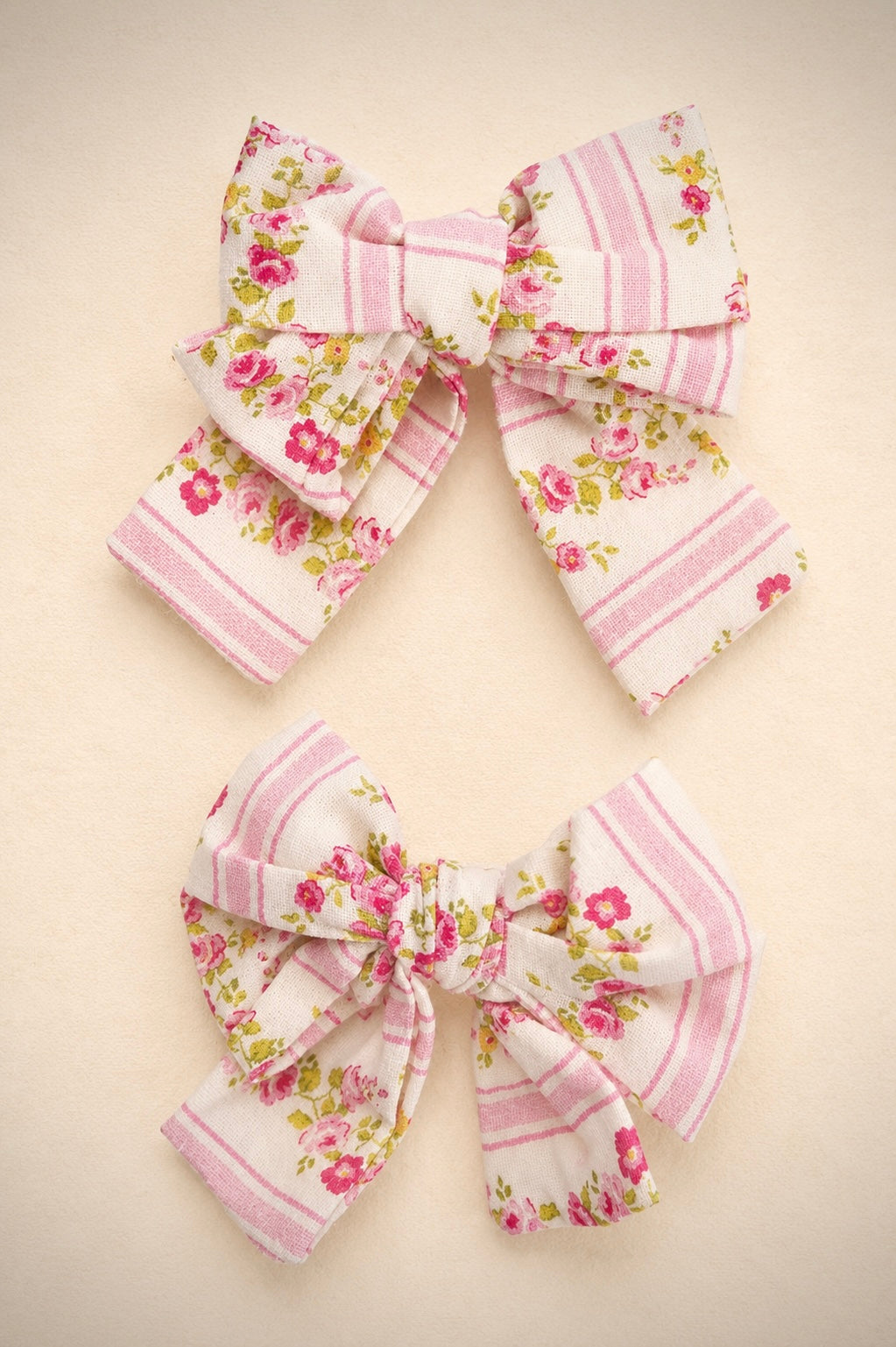 Pink Pattern Bow