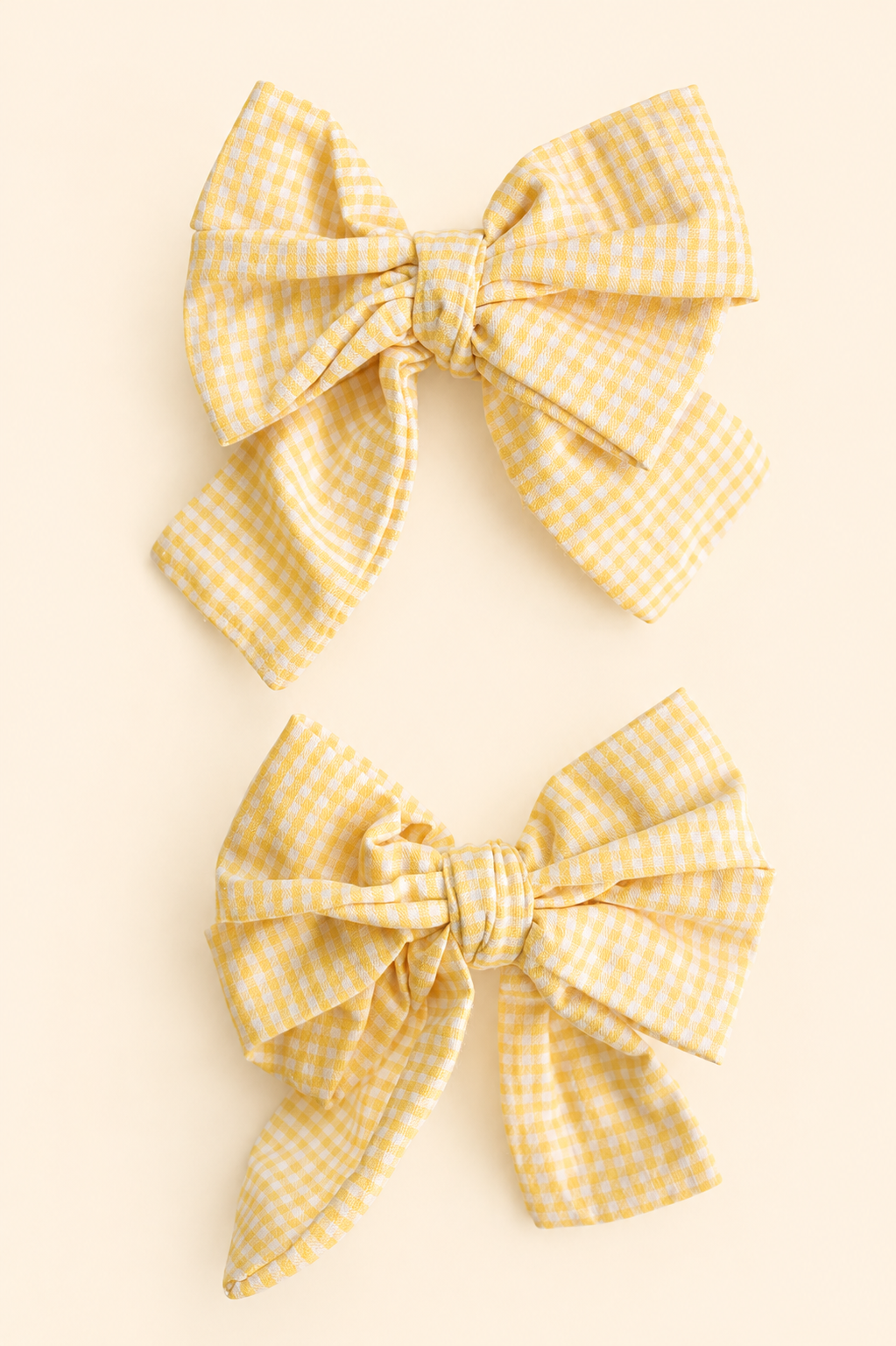Vichy Yellow Bow